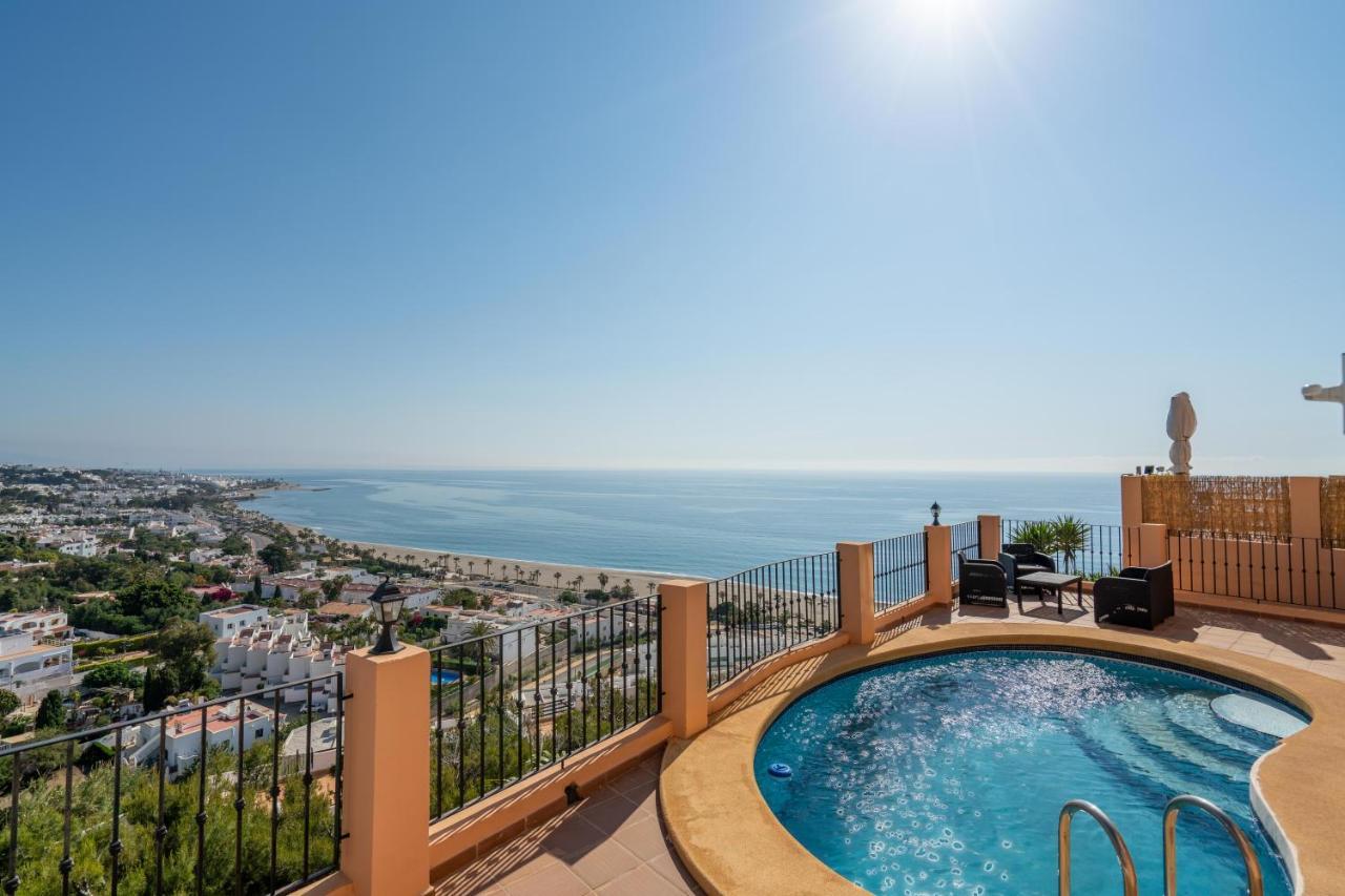 Chalet Con Vistas Al Mar Y Piscina Mojácar Eksteriør bilde
